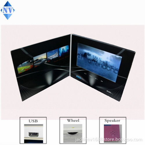 10inch video in print video booklet